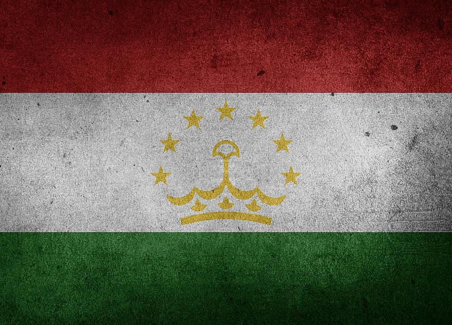 vlajka, Tádžikistán, Asie, státní vlajka