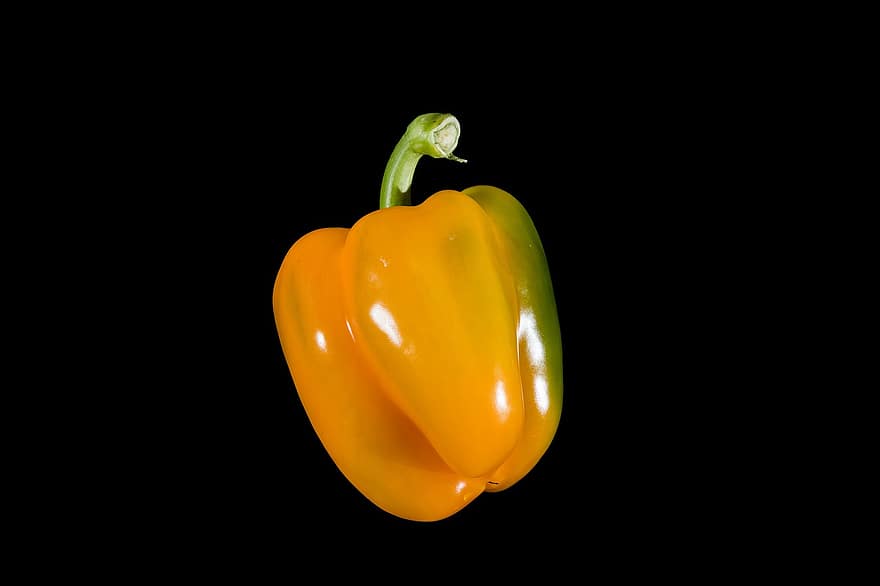 bell pepper, vegetable, food, yellow, freshness, close-up, organic, ripe, vegetarian food, healthy eating, single object