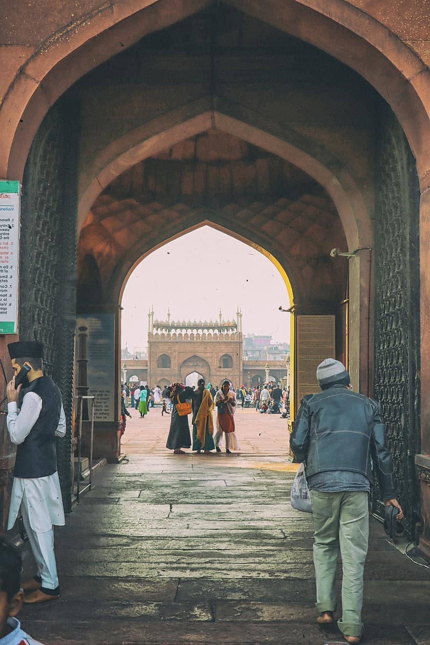 مسجد ، مسلم ، عبادة ، دلهي ، الهند ، اسلامية ، دين الاسلام ، رمضان ، السياحة ، هندسة معمارية ، الثقافات