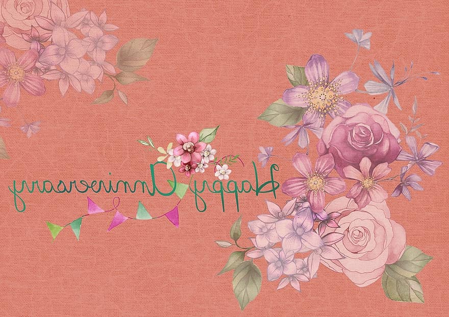 flor, rosado, fondo, álbum de recortes, Flores rosadas, floral, verano, natural, color, jardín, hoja
