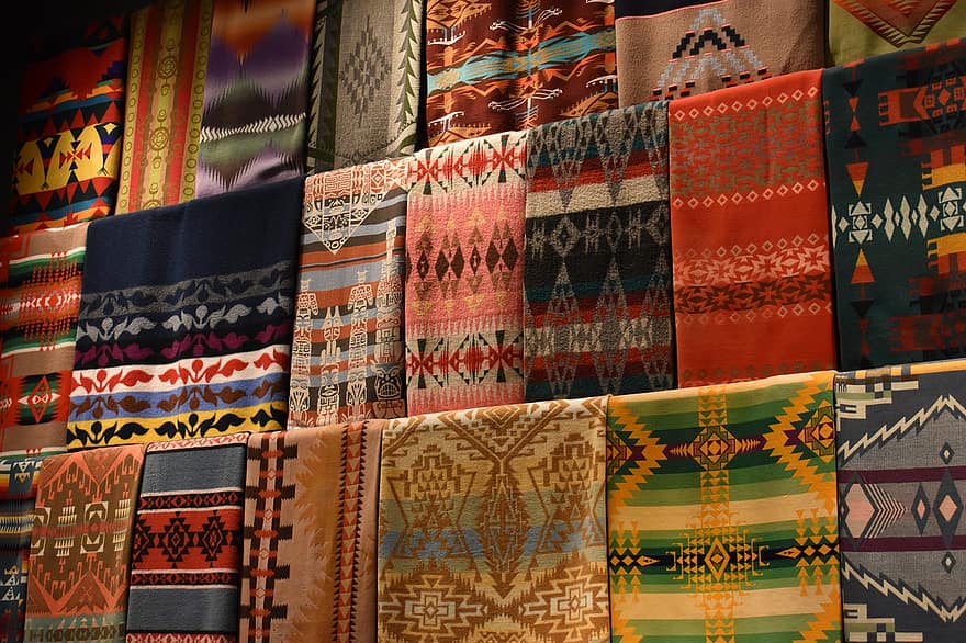 Teppiche, Textil-, Weberei