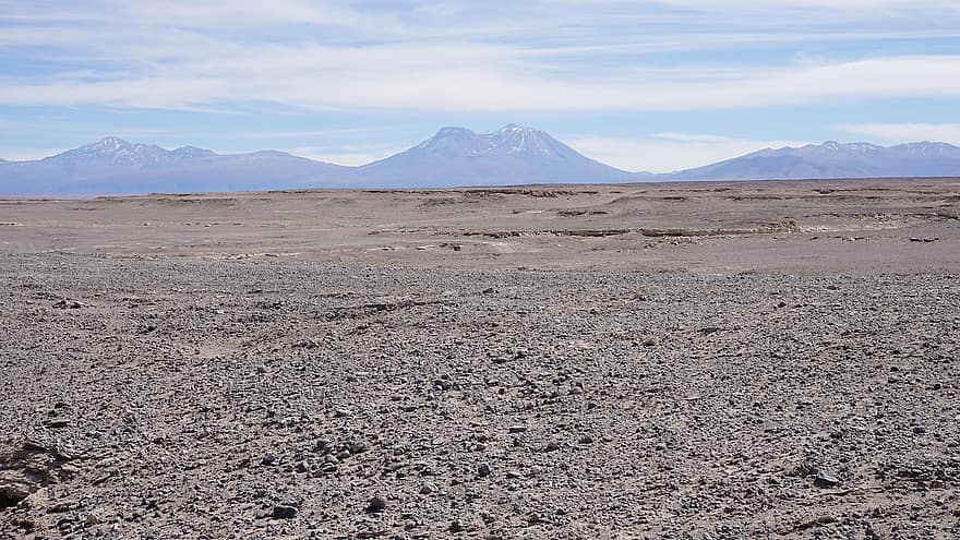 désert, Atacama, paysage, Montagne, le sable, Voyage, terre, sec, terrain extrême, été, saleté