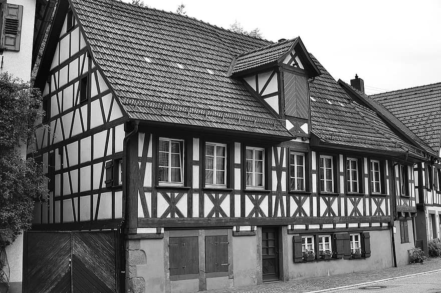 House, Half-timbered House, Europe, Architecture
