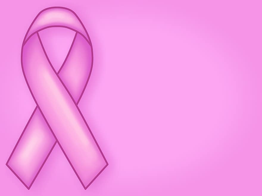 rozā lente, krūts vēzis, atbalstu, vēzis, slimība, simbols, mīlestība, izpratne