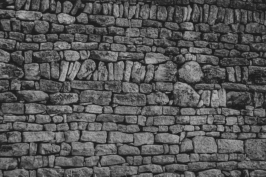 mur, des pierres, ruines, structure, façade, bâtiment, architecture