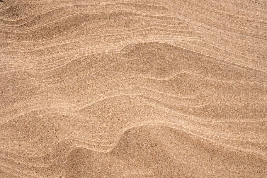 Sand, Wüste, Dünen, Hintergrund, Textur, trocken, Sand Wellen