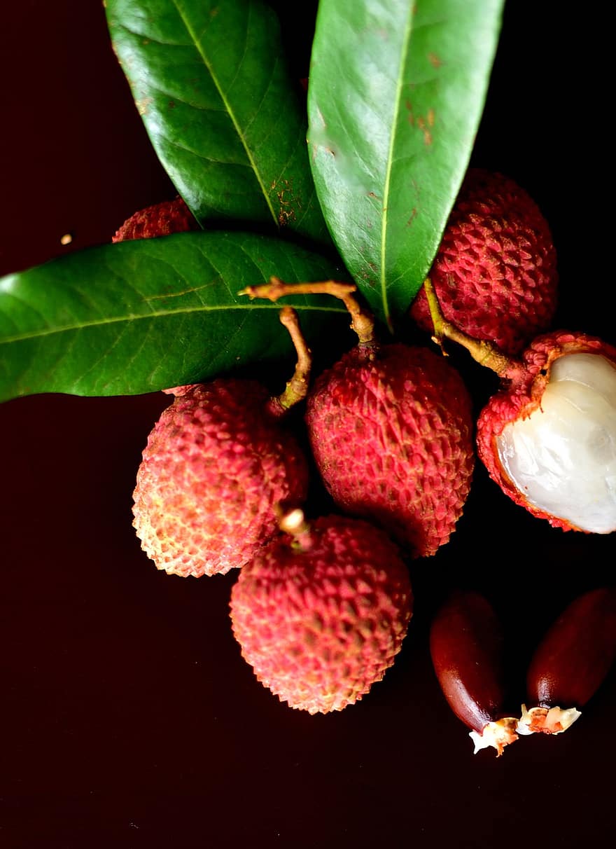 lychee, soort Aziatische vrucht, lichee, zoet, sappig, gezond, fruit, vitamine