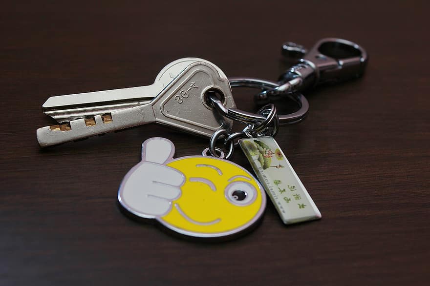 kunci, gantungan kunci, rumah, senang, perkebunan, milik, rumah keluarga, hipotek, Apartemen