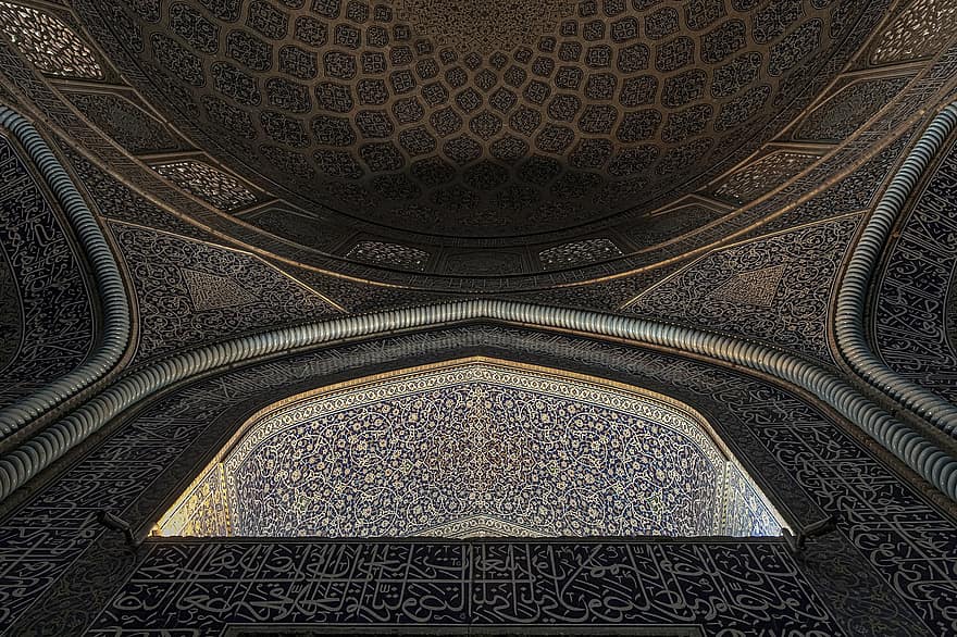 мечеть, исламский, памятник, Иран, исторический, архитектурный, иранская архитектура, Историческая достопримечательность, Изобразительное искусство, путешествовать, поездка