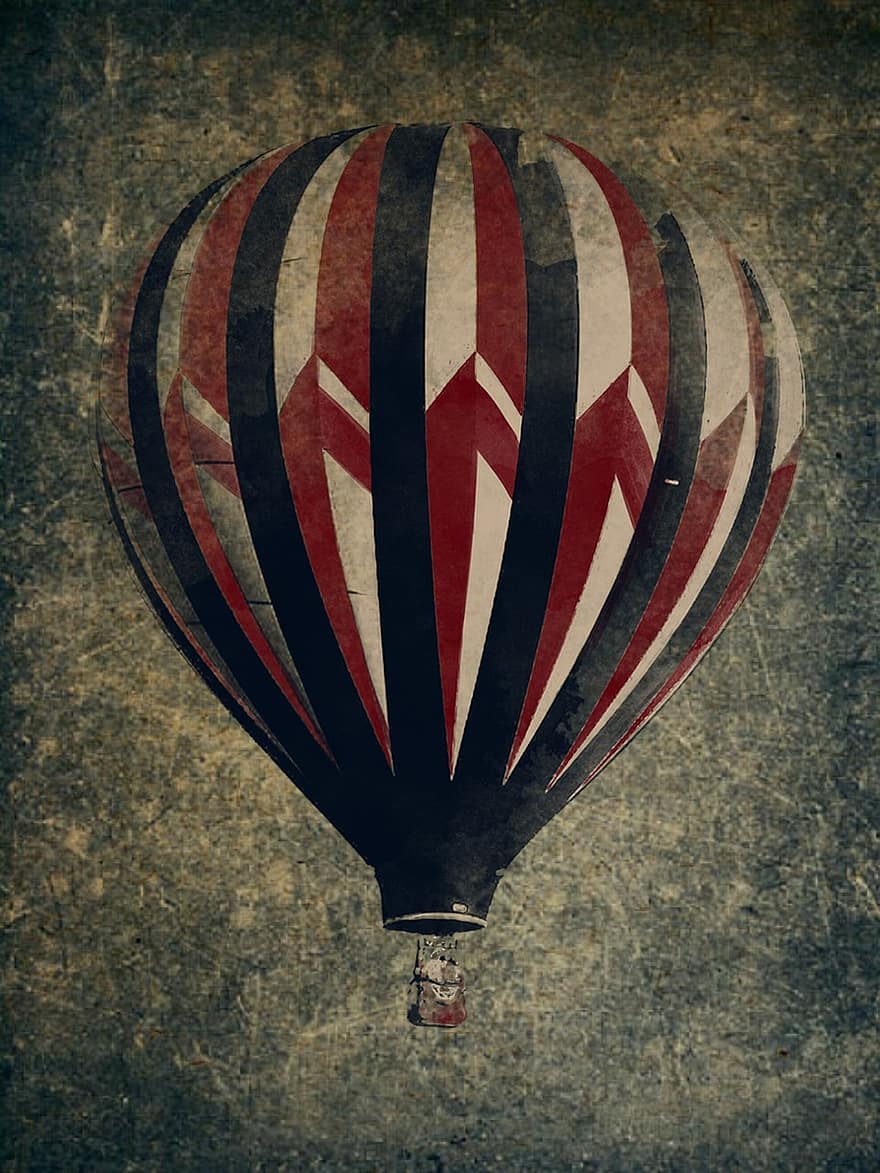 ballon, farverig, flyvende, farve, stige, køre, varm luft, varmluftballon, luftballonstur