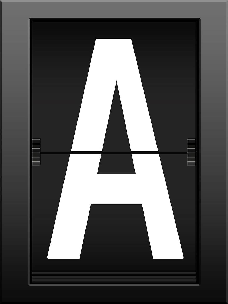 alphabet, une, l'alphabétisation, des lettres, lis, Police de caractère, chronologie, aéroport, gare, un d, information