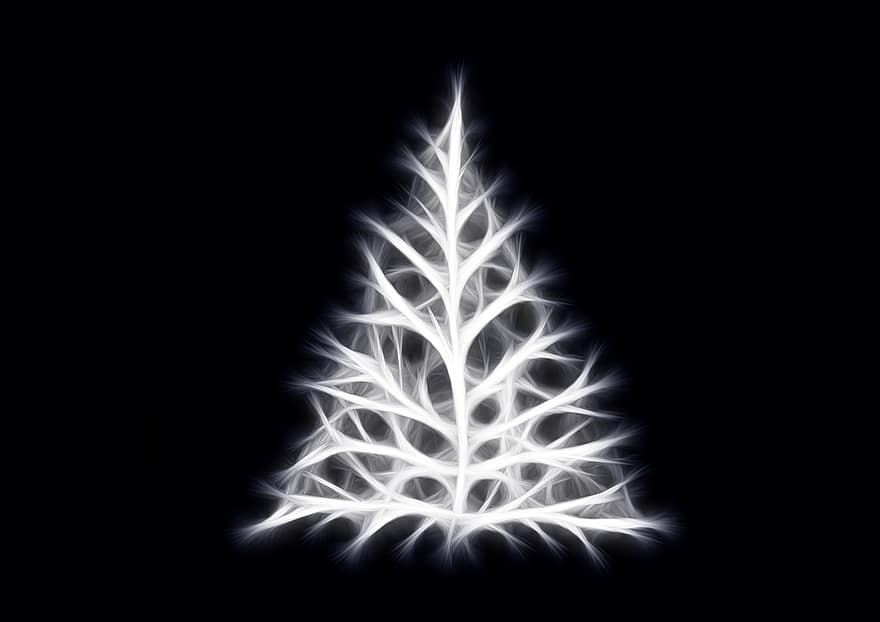 Вітальна листівка, Різдвяна ялинка, фон, структура, блакитний, чорний, мотив, Різдвяний мотив, сніжинки, поява, дерево
