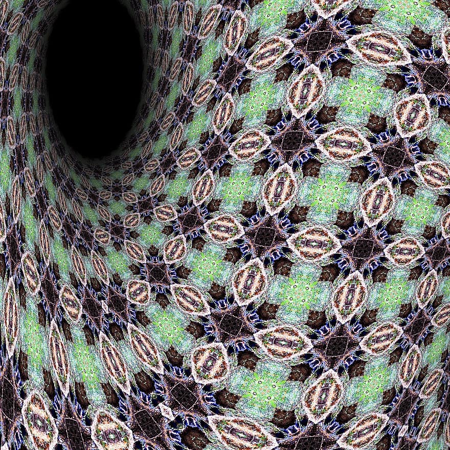pusaran, tartan, kain, abstrak, hijau, pola, lubang, melengkung, kisi, ruang, waktu