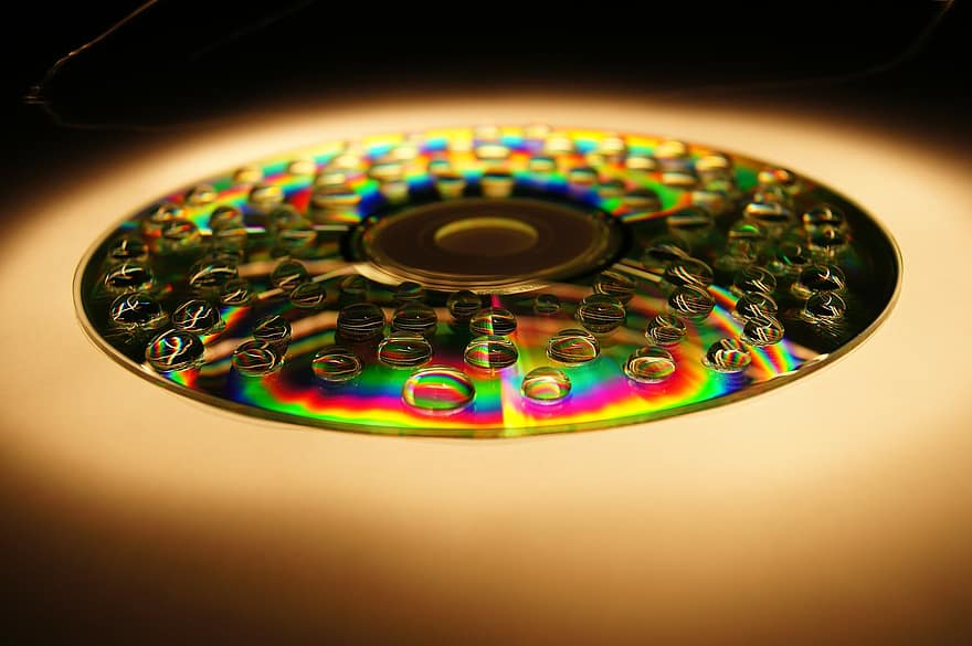 licht, regenboog, CD, truc fotografie