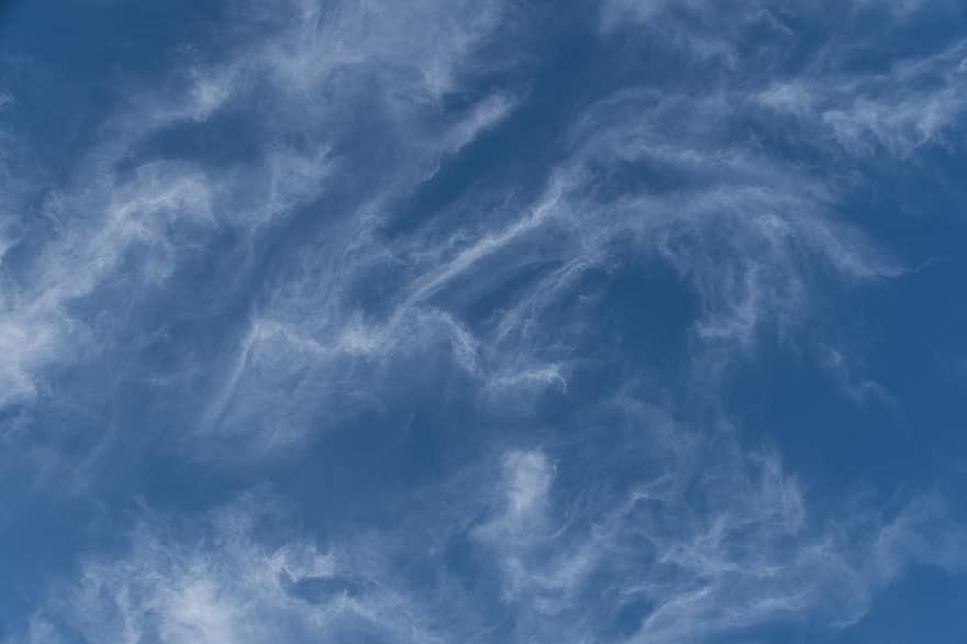 nuvole, cielo, aria, atmosfera, cumulo, tempo metereologico