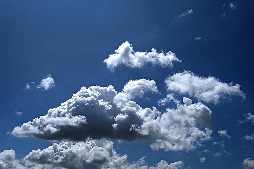 Sky, Clouds, Outdoors, Cumulus, Airspace, Wallpaper, blue, day, weather, cloud, backgrounds