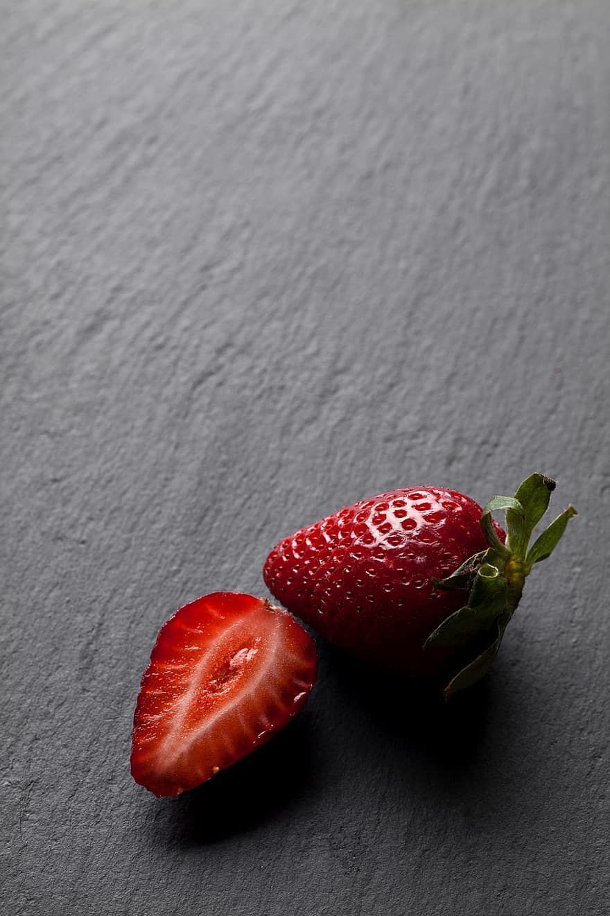 fraise, fruit, aliments, en bonne santé, nutrition, vitamines, biologique, Frais