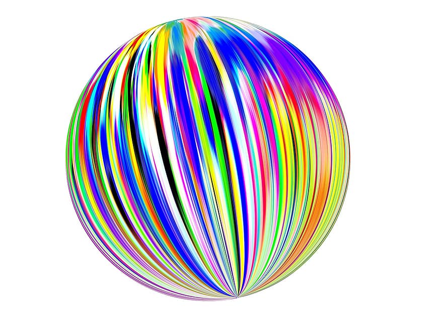 Ball, Farbe, Spektrum, abstrakt, Muster, Design, dekorativ, Mathematik, bunt, Logo, Kreis