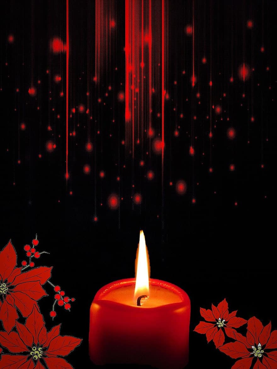 Χριστούγεννα, χριστουγεννιάτικο κερί, Χριστουγεννιάτικη διακόσμηση, εορταστικός, κερί, φλόγα, Φωτιά, φυσικό φαινόμενο, υπόβαθρα, εορτασμός, λαμπερός
