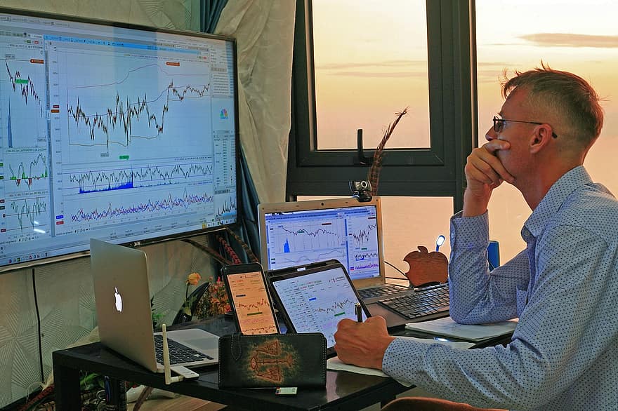 Stocks, Trading, Trader, Monitors, Charts, Nasdaq, Squeeze, Gamma, Amc, Gme, Wallstreetbets