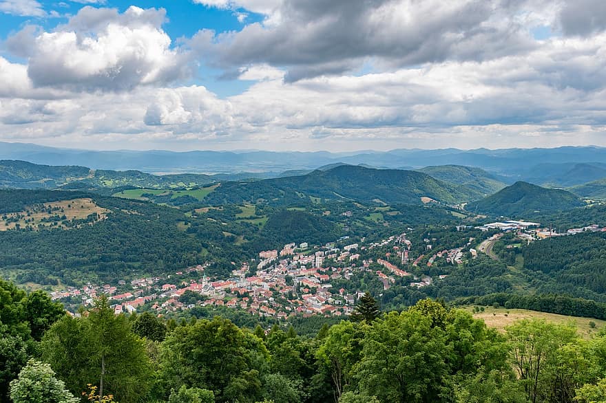 Góra, Las, Słowacja, sceneria, Natura, krajobraz