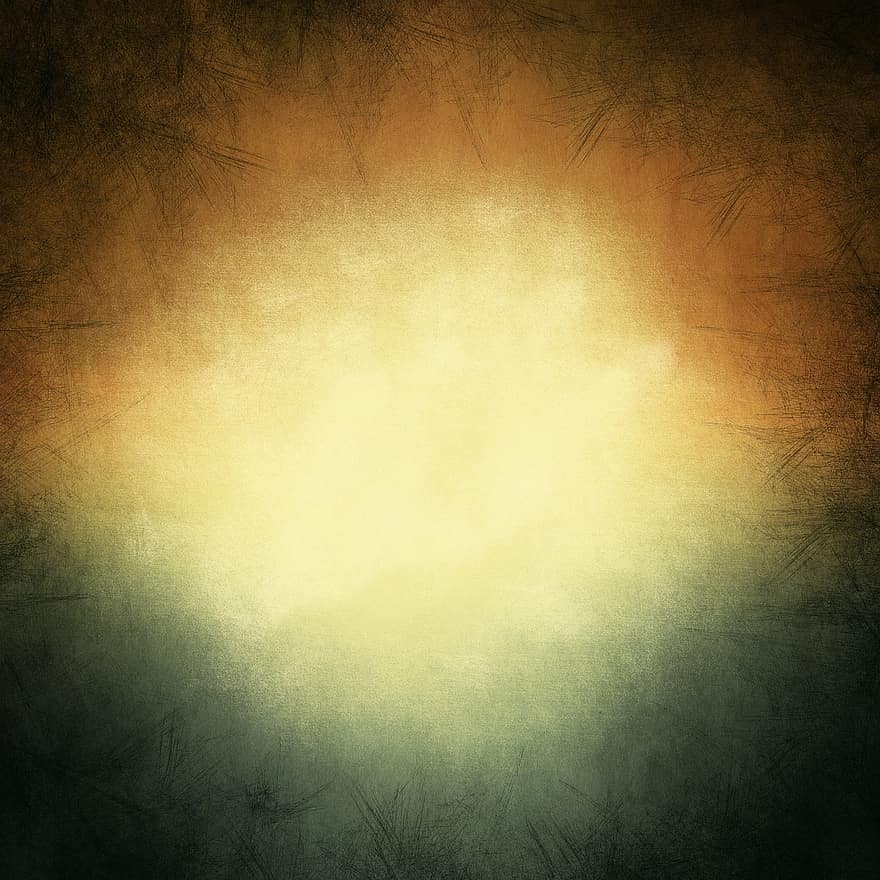 Background, Grunge, Vintage, Light, Industrial, Old, Orb, Yellow, Sun, Setting Sun, Colorful Sunset