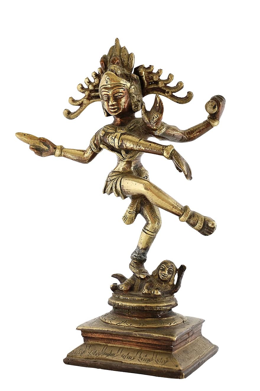 figurine, guddom, bronse, dans, Religion, kult, tro, danse, kultur