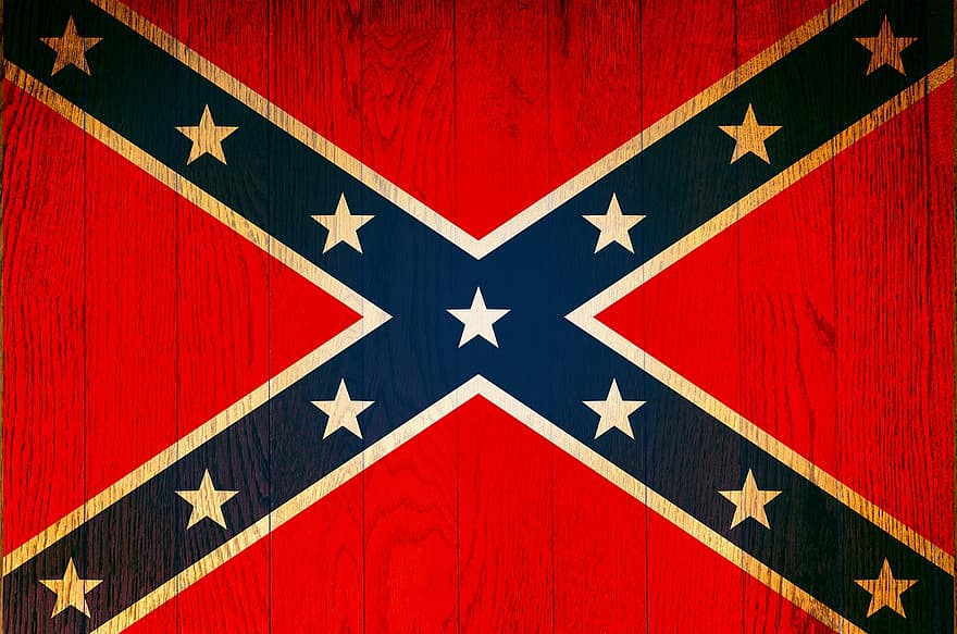 bendera konfederasi, Amerika Serikat, perang sipil, konfederasi