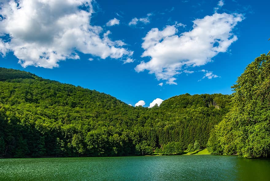バルカナ湖、ボスニア・ヘルツェゴビナ、風景、見る、パノラマ、自然、空、雲、ヨーロッパ、バルカン、HDの壁紙
