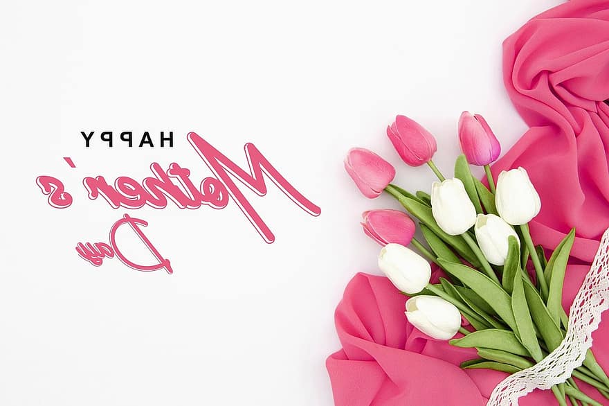 Selamat Hari Ibu, ibu, wanita, pemasaran, Desain, kecenderungan, bunga tulp, bunga, cinta, dekorasi, perayaan