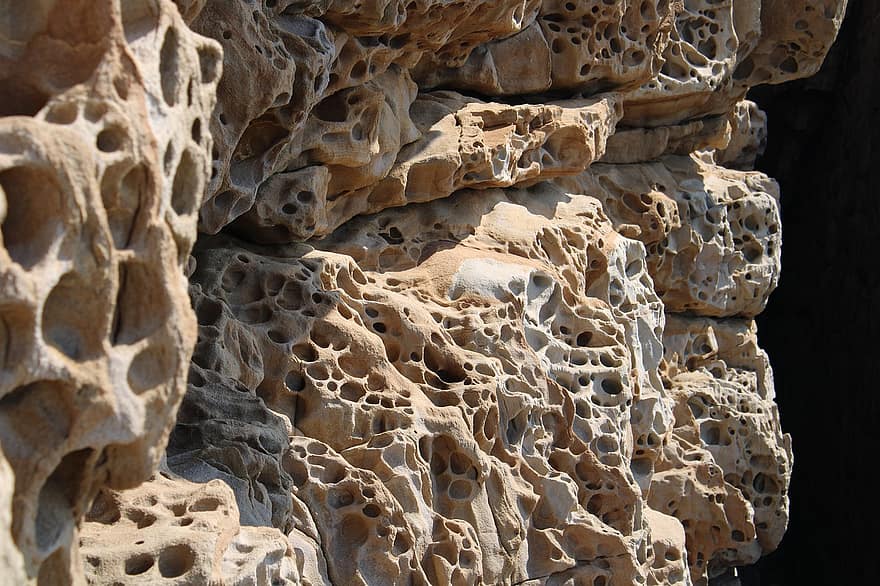Batu Keju, batu, tekstur, formasi batuan, batu pantai, alam