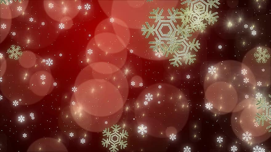 bakgrund, snöflingor, jul, snöflinga, snö, vektor, ny, Lycklig, Semester, år, abstrakt