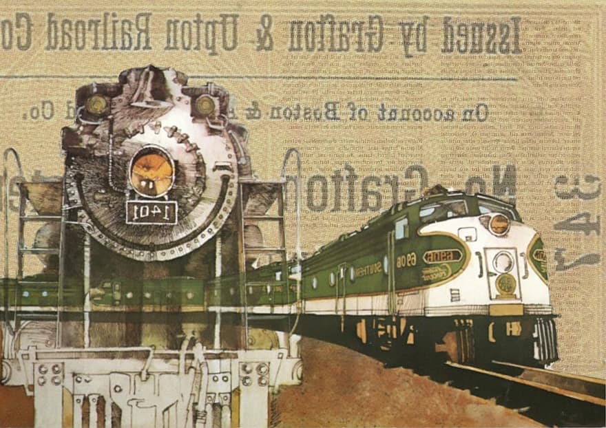 vilciens, vintage, dziesmas, ceļot, vecs, transportēšana, dzelzceļš, staciju, retro, transportu, dzinējs