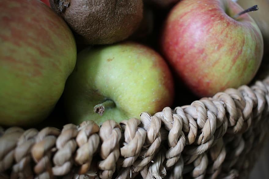 manzanas, frutas, comida, sano, cosecha, granja, Fresco, orgánico, naturaleza, vitaminas, Produce