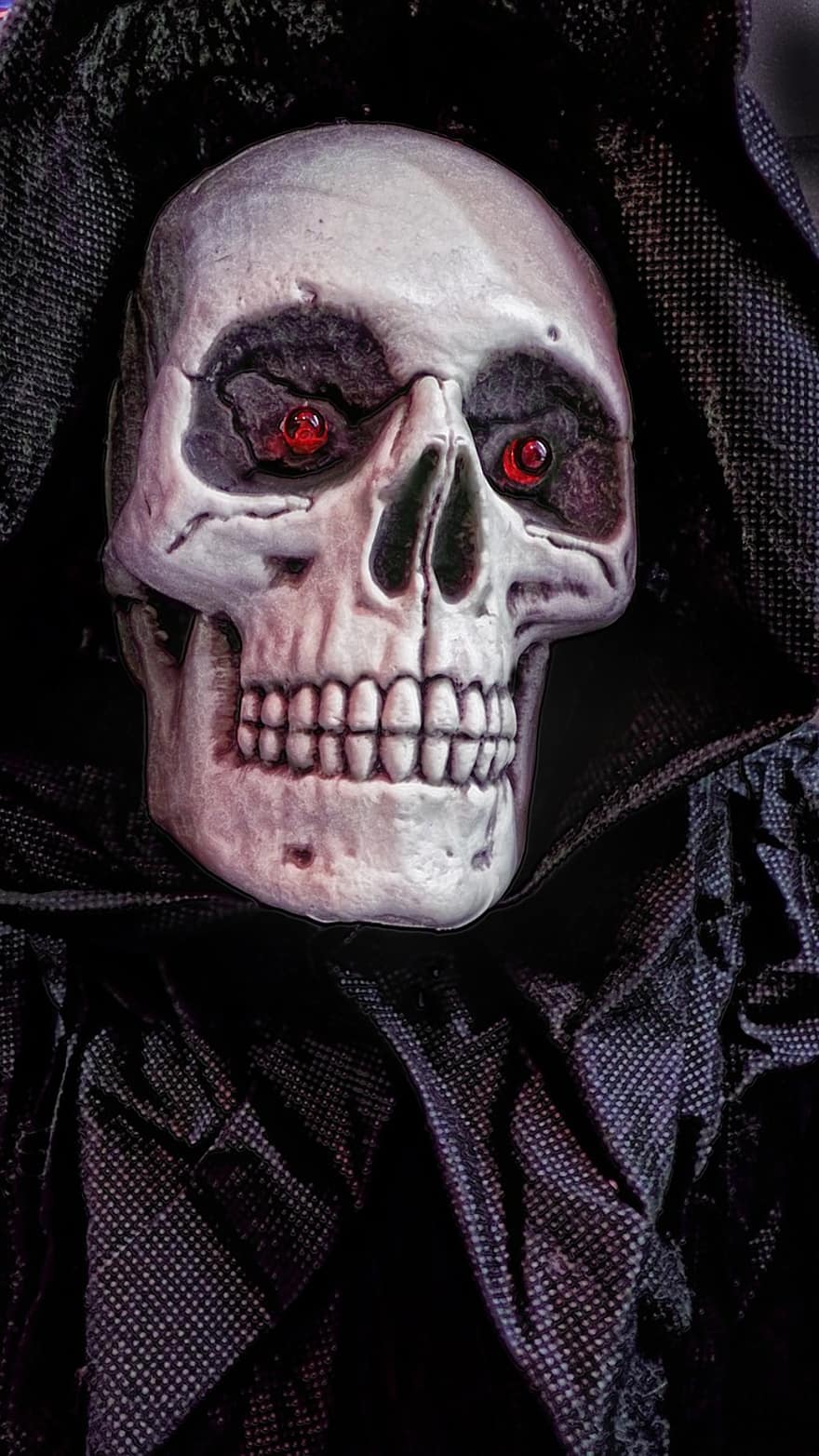 Halloween, maschera, cranio, vacanza, costume di Halloween, maschera mascherata, nero, Morte, pauroso, orrore, costume