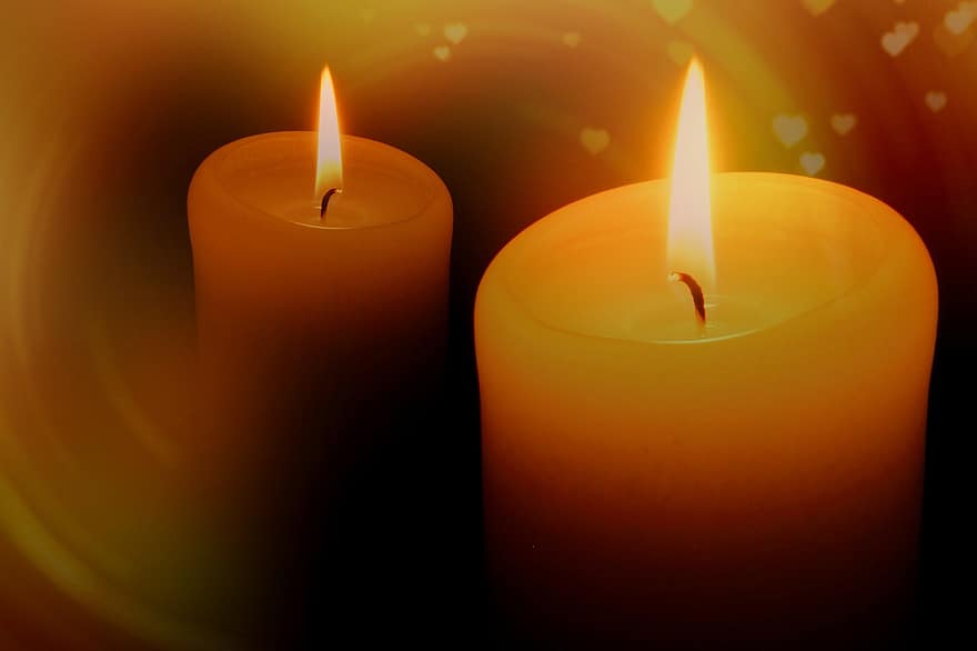 свічка, при свічках, полум'я, настрій, Різдво, світло, впритул, урочисто