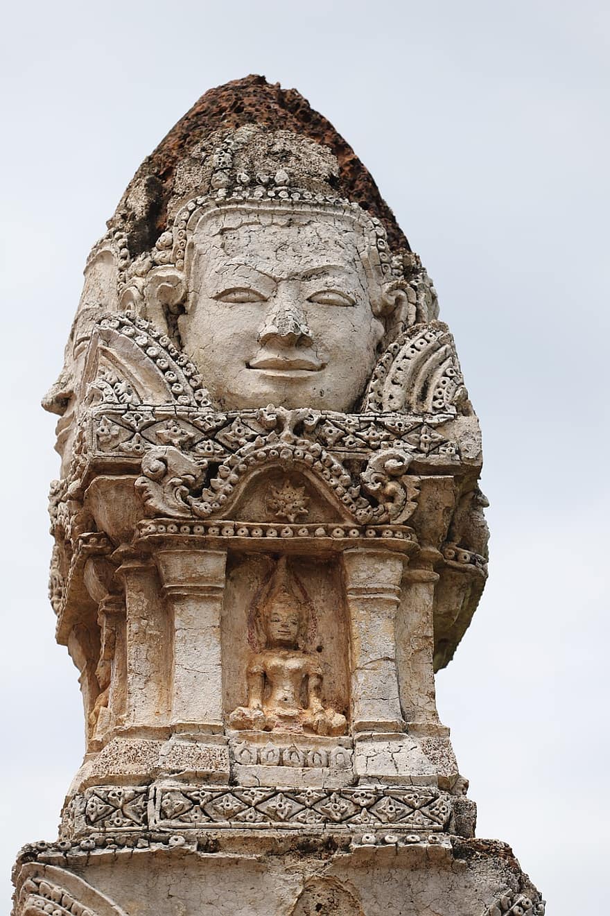 Chiang Rai, skulptur, tempel