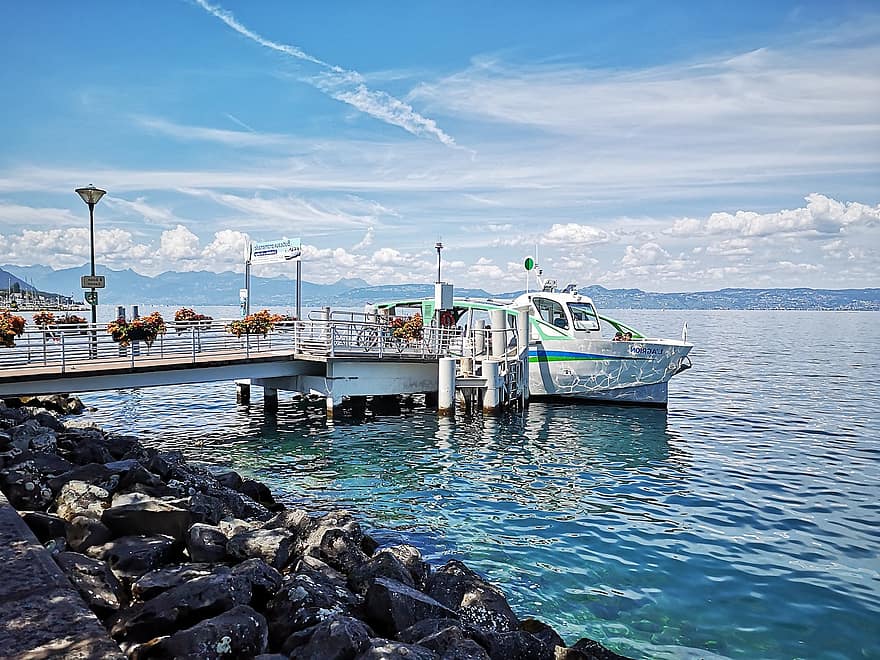 lac, călătorie, turism, Lacul Geneva, Elveţia, în aer liber, aventură, explorare, excursie