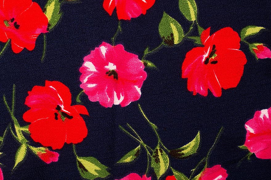 Abstract, Cloth, Fabric, Flowers, Texture, Ornament, Wallpaper, Idea, Grunge, Colorful, Elegant