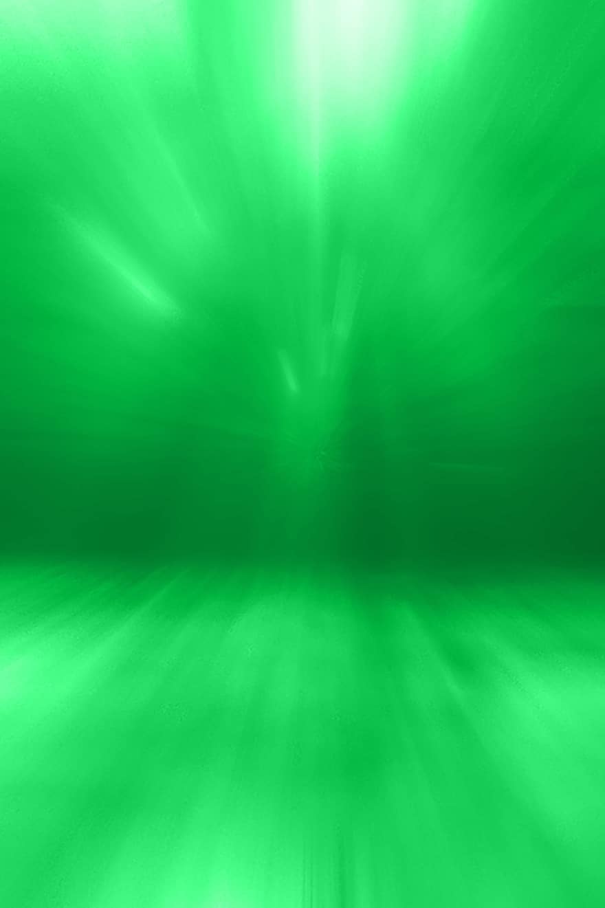 Green, Light, Flash, Lights, Lighting, Illuminated, Radial, Zoom, Background
