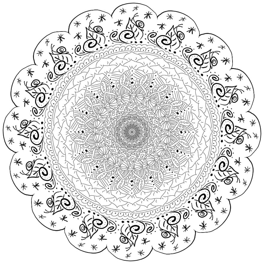 Mandala, Ornament, Flower, Wallpaper, Decor, Decorative, Symmetric, Texture, Pattern, Graphic