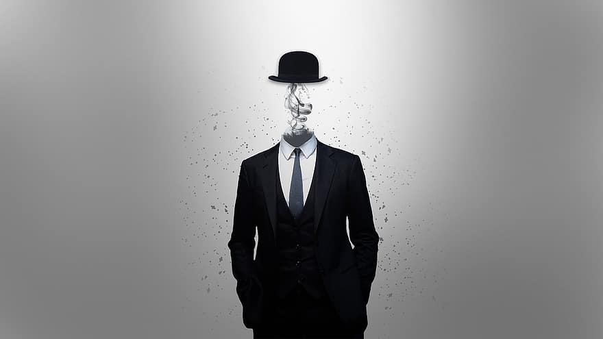 Smoke, Suit, Head, Effect, Photoshop, Leader, Boss, Person, Business, Professional, Profession