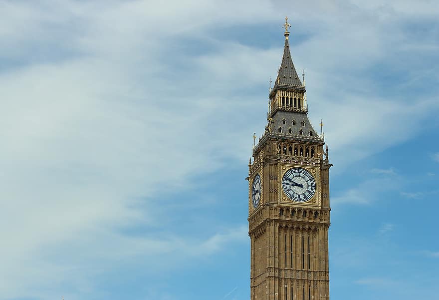 ساعة بج بن ، برج الساعة ، بناء ، هندسة معمارية ، معلم معروف ، حضاره ، وستمنستر ، لندن ، مكان مشهور ، ساعة حائط ، المبنى الخارجي