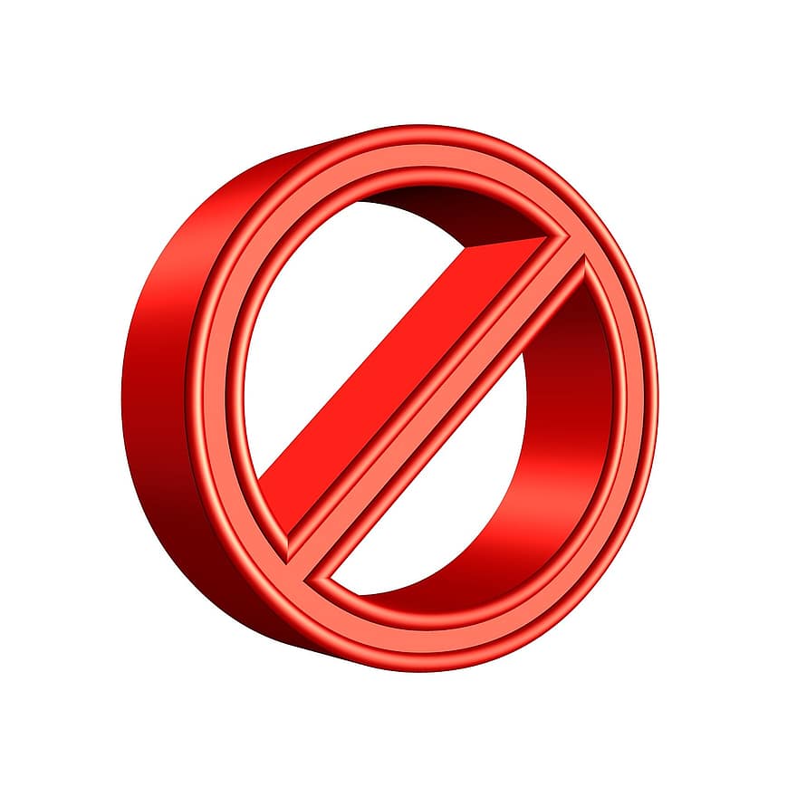 No Entry, Sign, Symbol, No, Entry, Red, Stop, Forbidden, Warning, Traffic, Icon