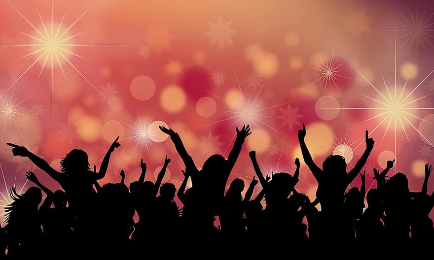 menyenangkan, pesta, perayaan, orang-orang, muda, kebahagiaan, teman, riang, gaya hidup, kelompok, merayakan