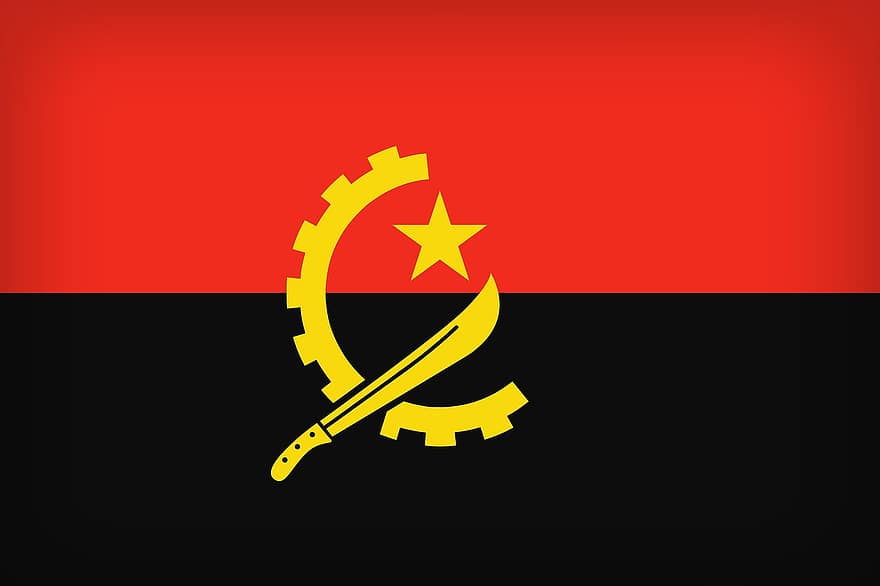 ícone, mundo, bandeira, emblema, cor, patriotismo, nacionalidade, patriota, Bandeira De Angola, país, patriótico