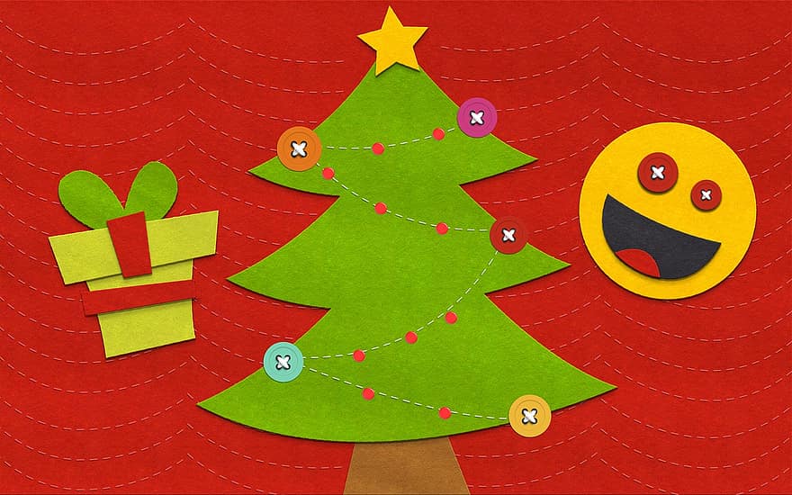 Boże Narodzenie, zabawa, symbol, ornament, ilustracja, kreatywność, uroczystość, sztuka, tradycyjny, Natura, wzór