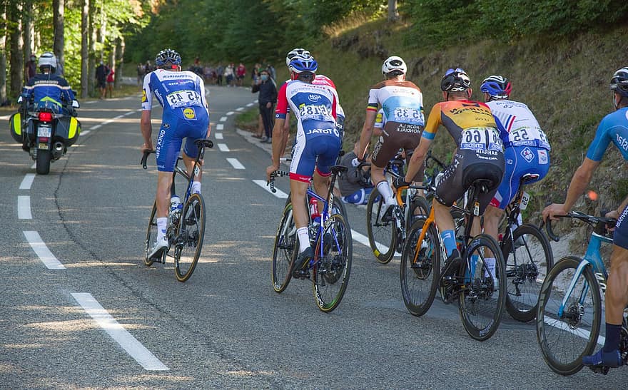 Tour de France, การขี่จักรยาน, แข่ง, การแข่งรถ, กีฬา, การปั่นจักรยาน, นักปั่นจักรยาน, บิด, ผู้ขับขี่, ติดตาม Racer, วิ่ง