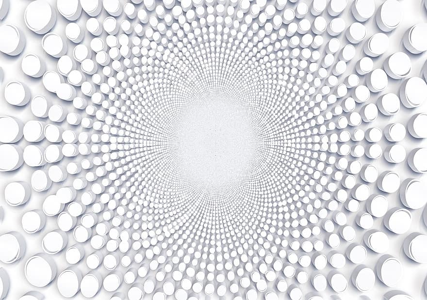 pistettä, ympyrä, Aalto, kuvio, rakenne, musta valkoinen, abstrakti, renkaat, samankeskinen, pinta-, symmetria