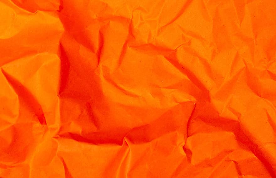 Crumpled Paper, Orange Paper, Digital Scrapbooking, Copy Space, Digital Paper, Wallpaper, Background, crumpled, backgrounds, paper, abstract